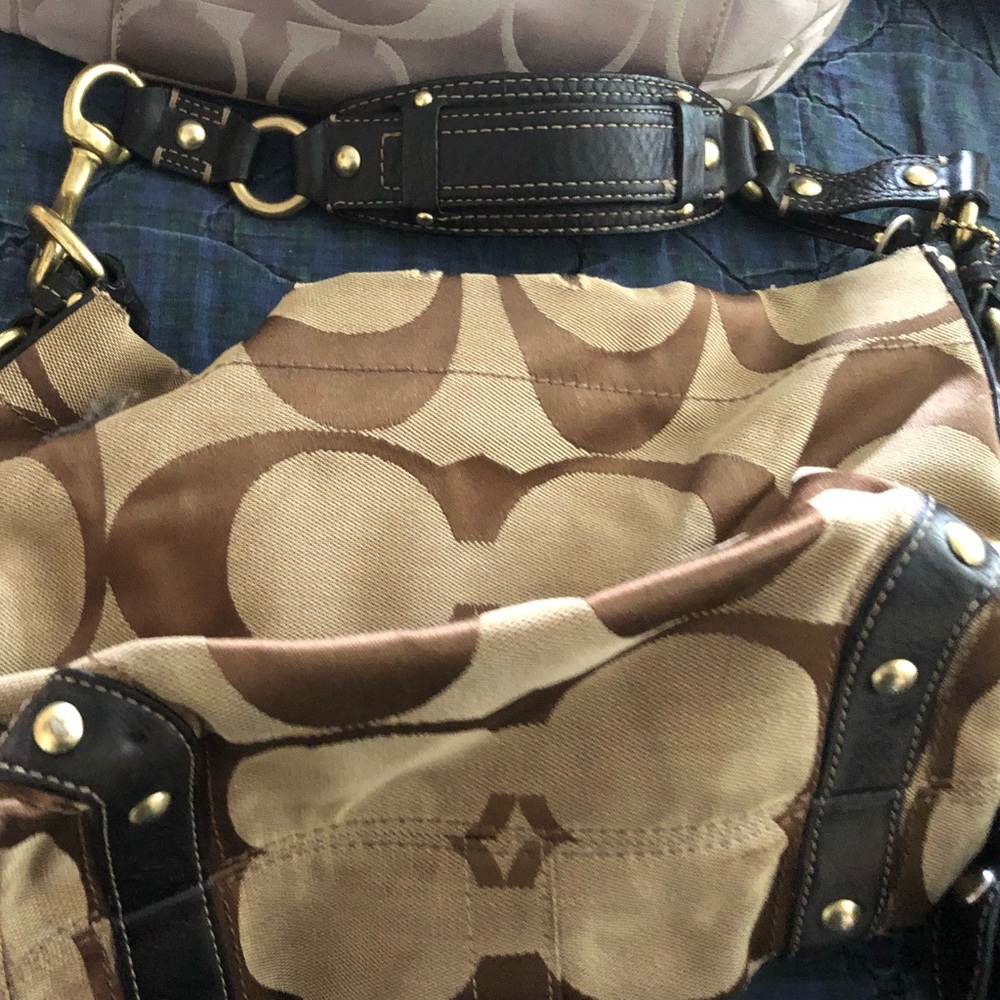 Brown Coach bag